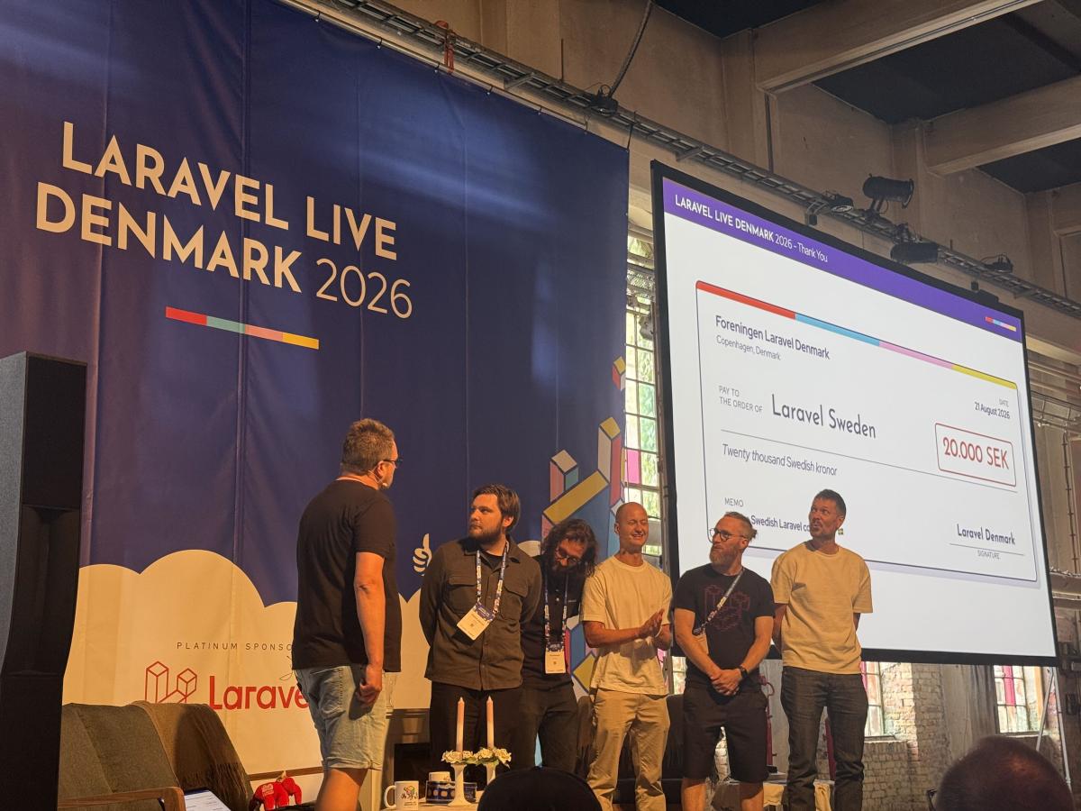 20.000 SEK til Laravel Sweden